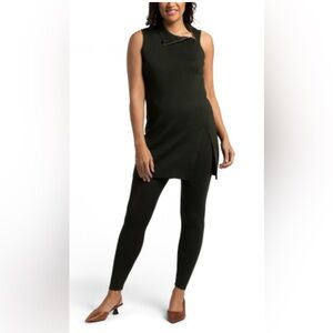Cable & Gauge Black Sleeveless Legging Set